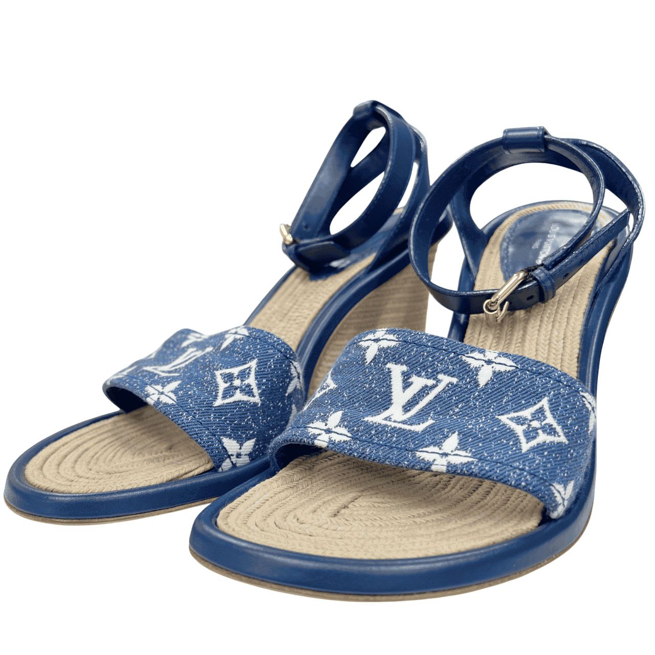 美品 LOUIS VUITTON ルイ ヴィトン マイアライン モノグラムデニム