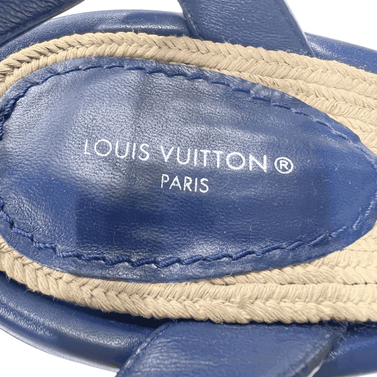 Louis Vuitton デニム サンダル 39・24cm Louis Vuitton デニム