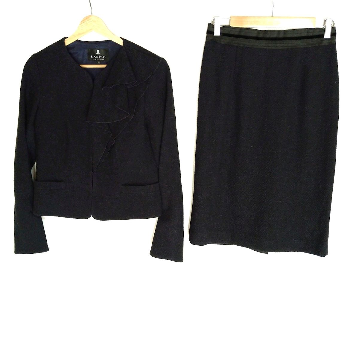 ランバンコレクション　40Lサイズ　高級スカートスーツ 楽天市場】スーツ スカート 大きいサイズ レディース テーラード