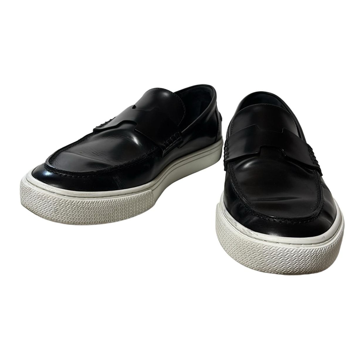 HERMES エルメス シューズ 42.5 メンズ - 黒 レザー