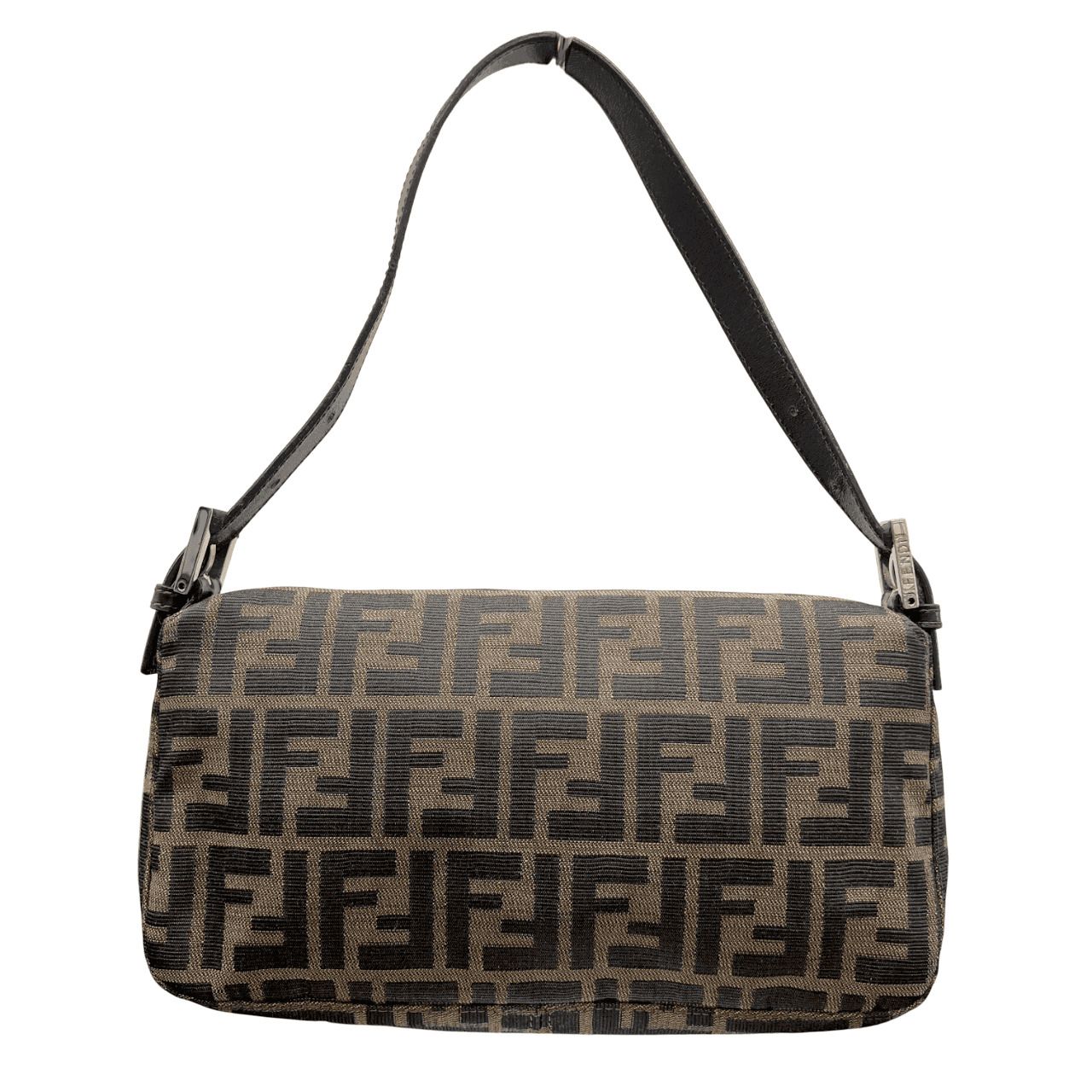 極美品 FENDI フェンディ マンマバケット ズッカ ショルダーバッグ