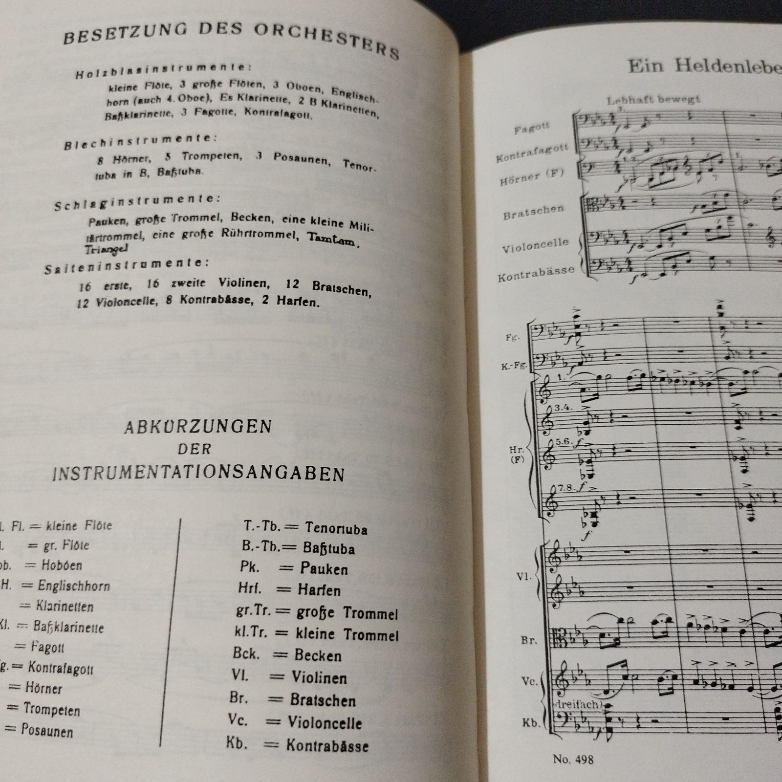 ミニチュアスコア リヒャルト・シュトラウス 交響詩「英雄の生涯」 Op