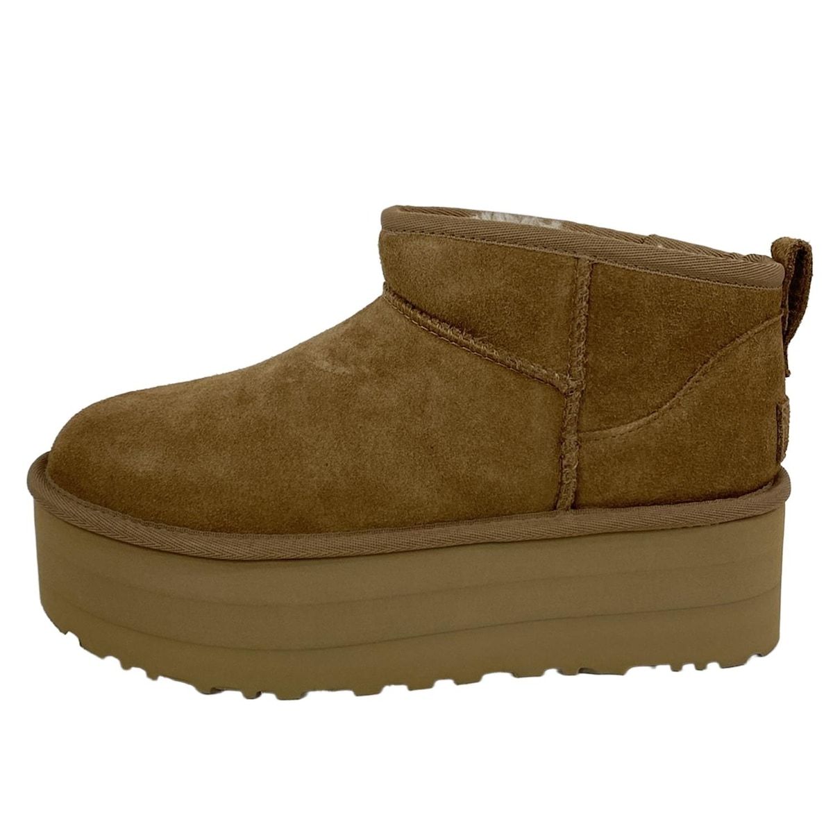 UGG アグ ショートブーツ JAPAN 24 クラシック ウルトラ ミニ プラットフォーム 1135092 ブラウン ムートン