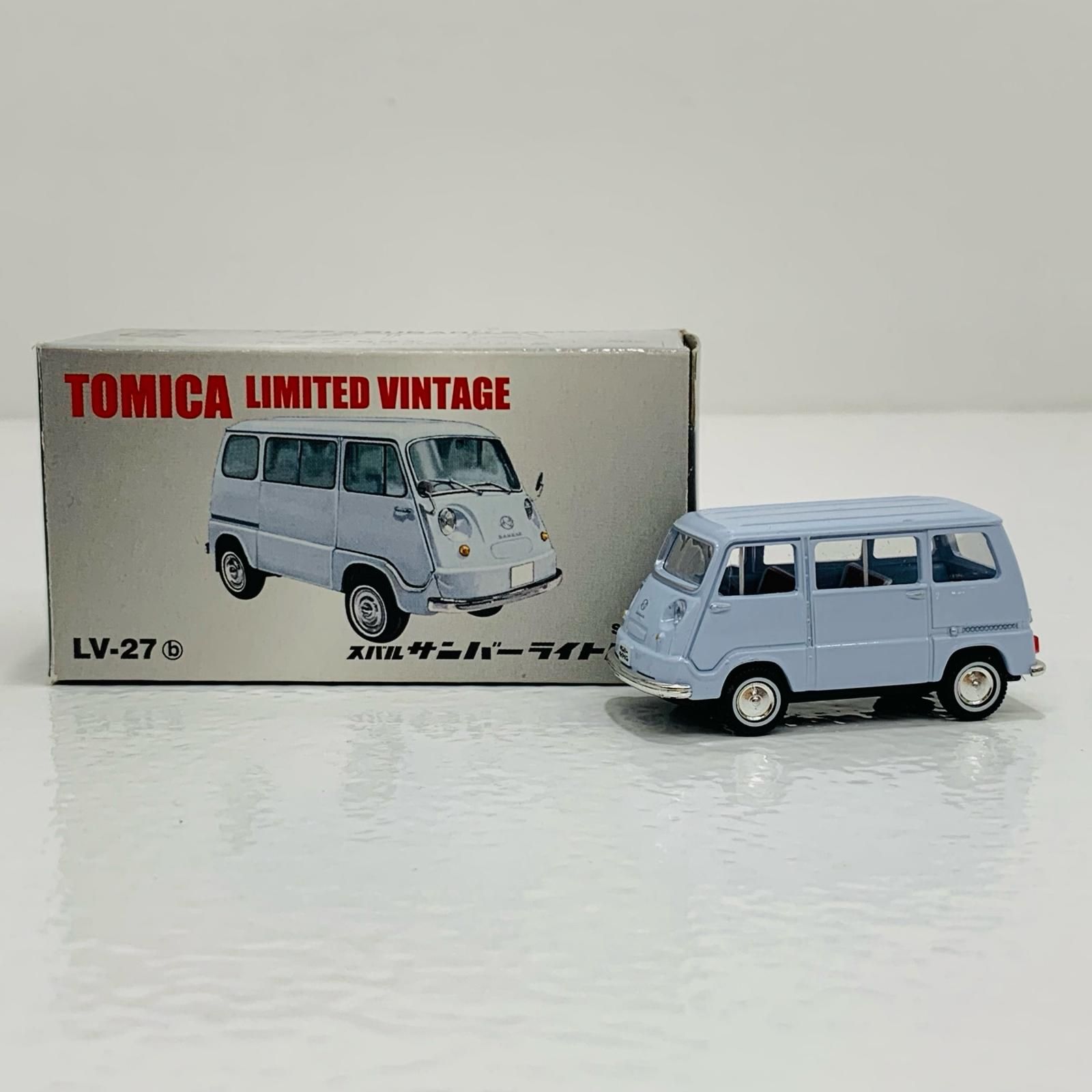 中古 1/64 LV-27b スバル サンバー ライトバン(ライトブルー) 「トミカ