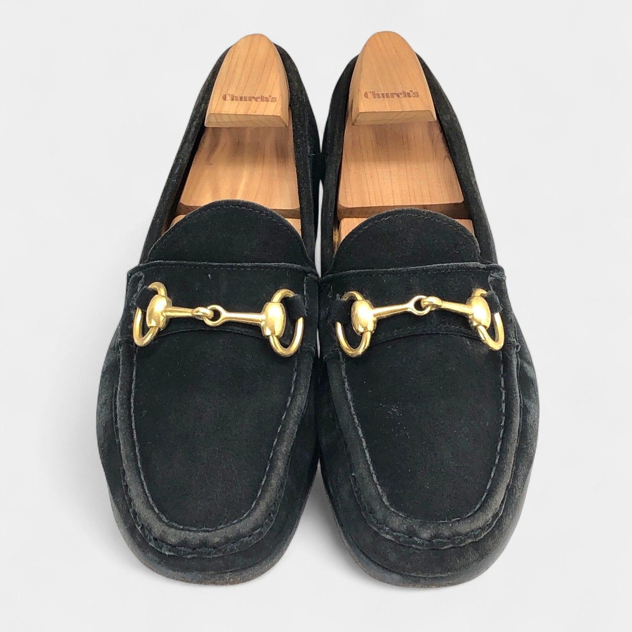 ⭐️美品⭐️ダニエルレポリ　D.LEPORI ブラック　スエード　ビット　ローファー Daniele Lepori｜菅原靴店