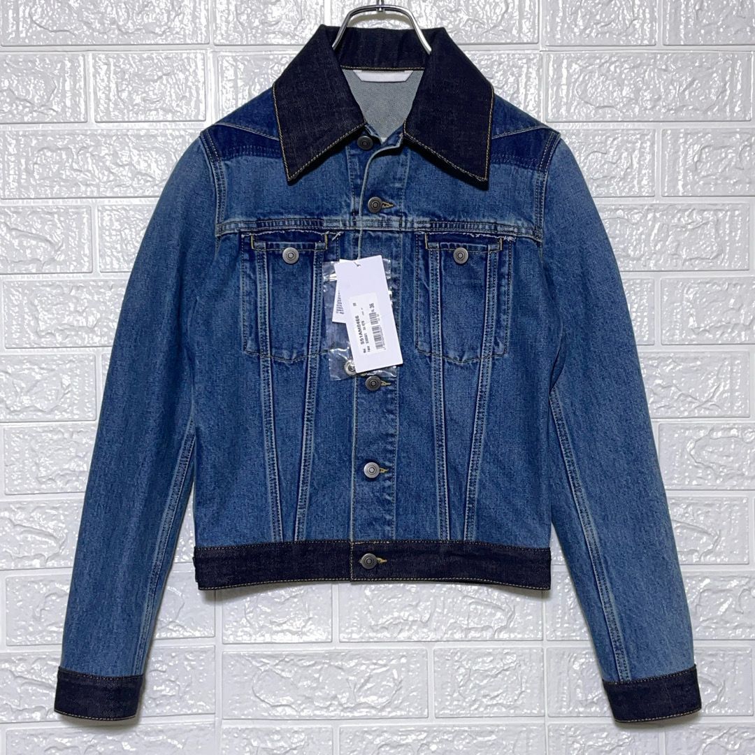 メゾンマルジェラ 22SS 再構築デザイン デニムジャケット 切り替え