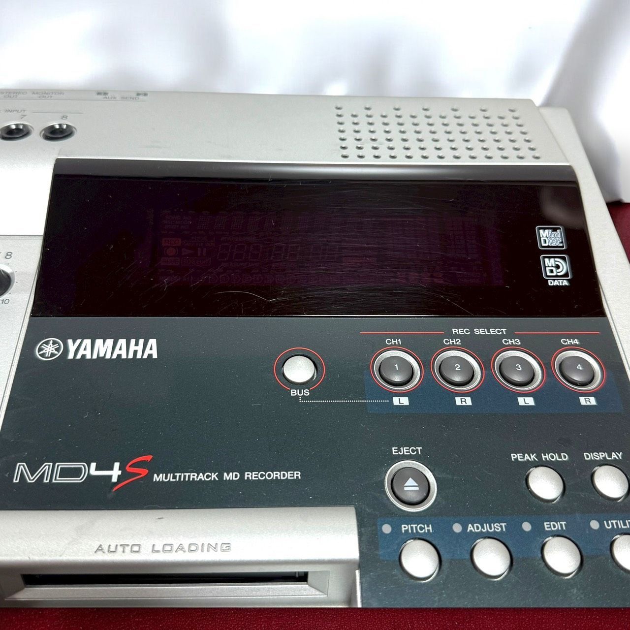 ☆良品 ヤマハ MD4S マルチトラック MDレコーダー ケース付 YAMAHA MD4S マルチトラック MDレコーダー YAMAHA MD4S MULTI TRACK MD