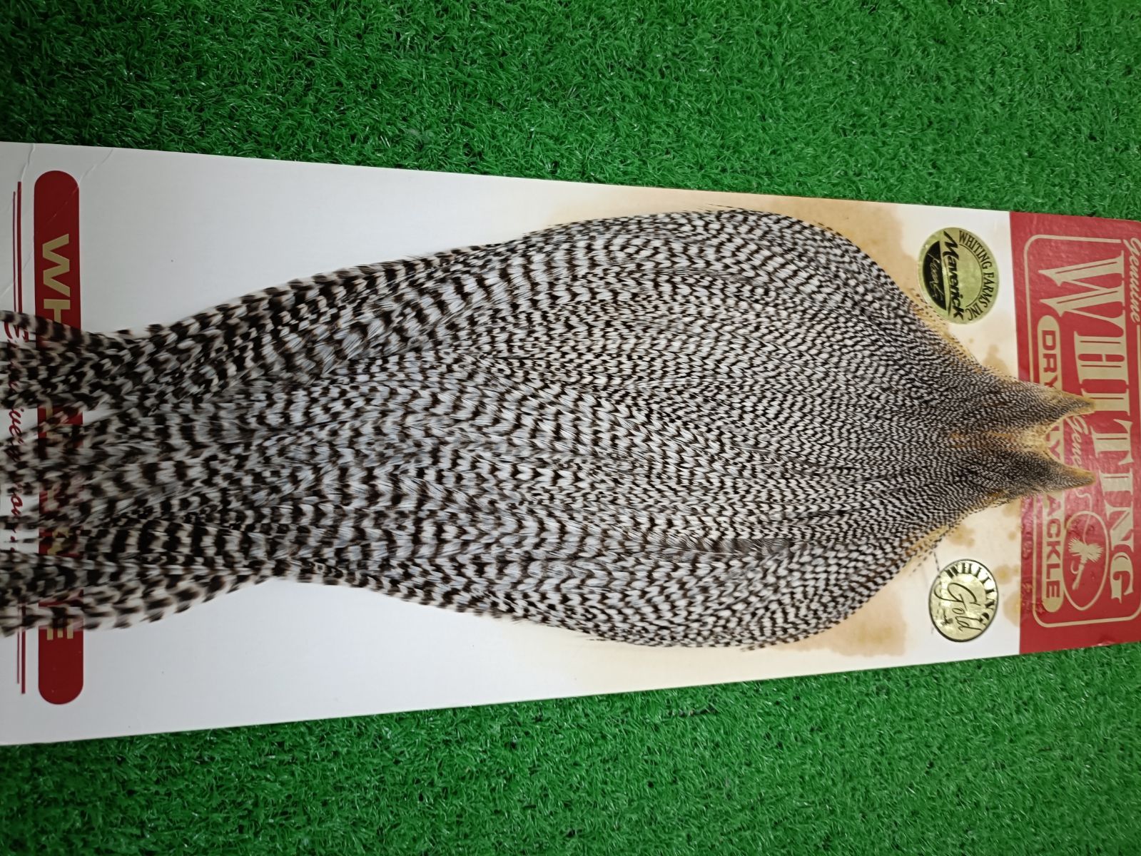 ホワイティング ハックル フライ ゴールドグレード グリズリー