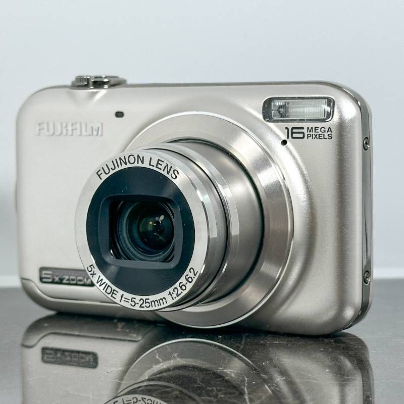 FUJIFILM 富士フイルム FinePix ファインピックス JX400 シャンパンゴールド コンデジ デジカメ カメラ 動作 済み 光学5倍ズーム 手ブレ補正付き レトロデジカメ 平成レトロ カメラ