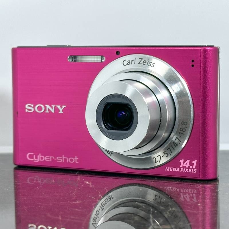 SONY Cyber-shot W320 ピンク コンデジ デジカメ シンプル操作 高画質 レトロかわいい 動作 済み