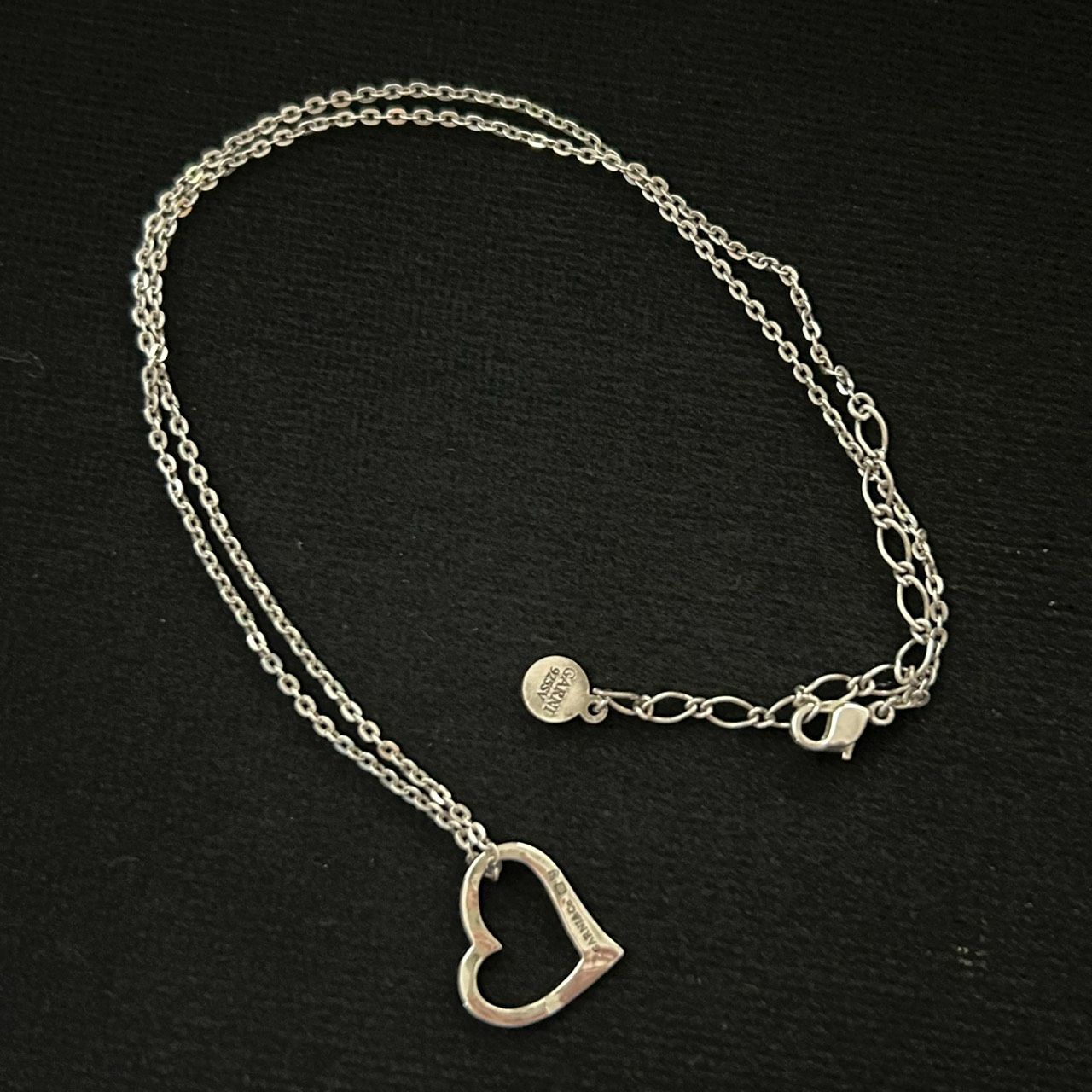 良品】GARNI ガルニ ハートネックレス シルバー925 / GARNI Silver 925 