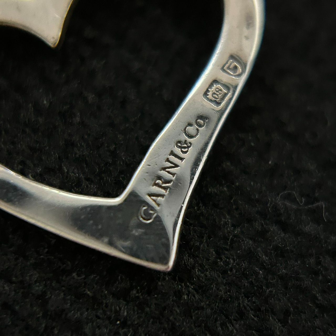 良品】GARNI ガルニ ハートネックレス シルバー925 / GARNI Silver 925 
