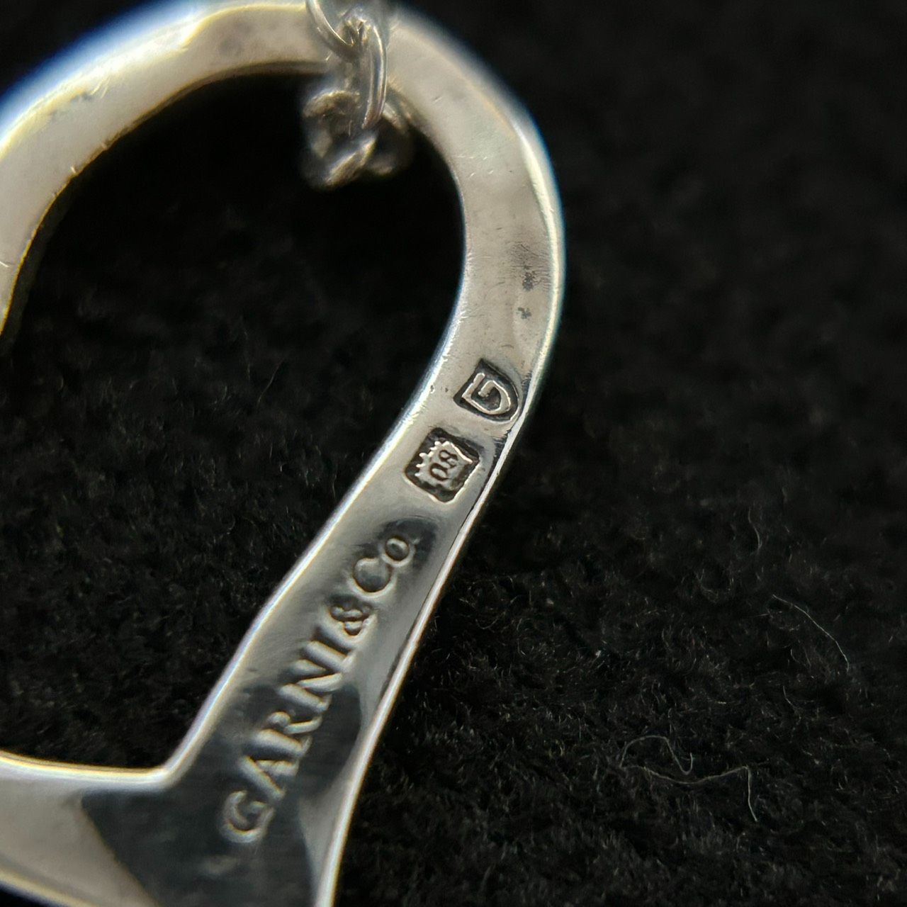 良品】GARNI ガルニ ハートネックレス シルバー925 / GARNI Silver 925 