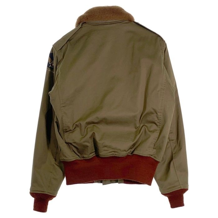 BUZZ RICKSON S バズリクソンズ TYPE B-10 フライトジャケット 赤リブ カーキ BR11134 Size 38 KANDAIZUMI_COM