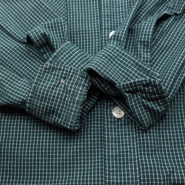 COOTIE GARMENT DYED RIPSTOP CHECK SHIRT GREEN サイズS クーティー ガーメント ダイド リップストップ チェック シャツ トップス 大名店 KARIMZIABAT_FR