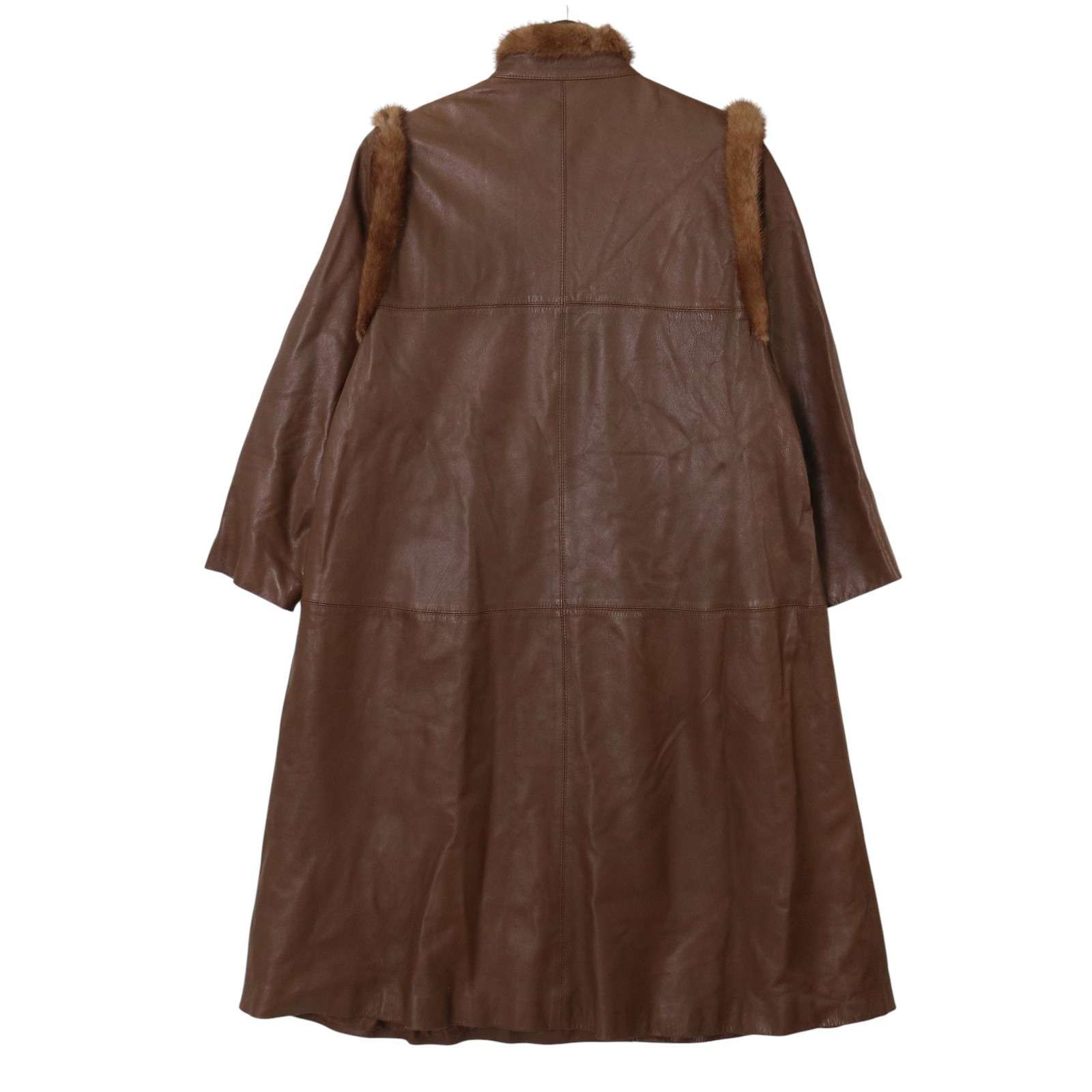 レディースブランド 秋冬 ファー 羊革☆ リアル ラム レザー ロング