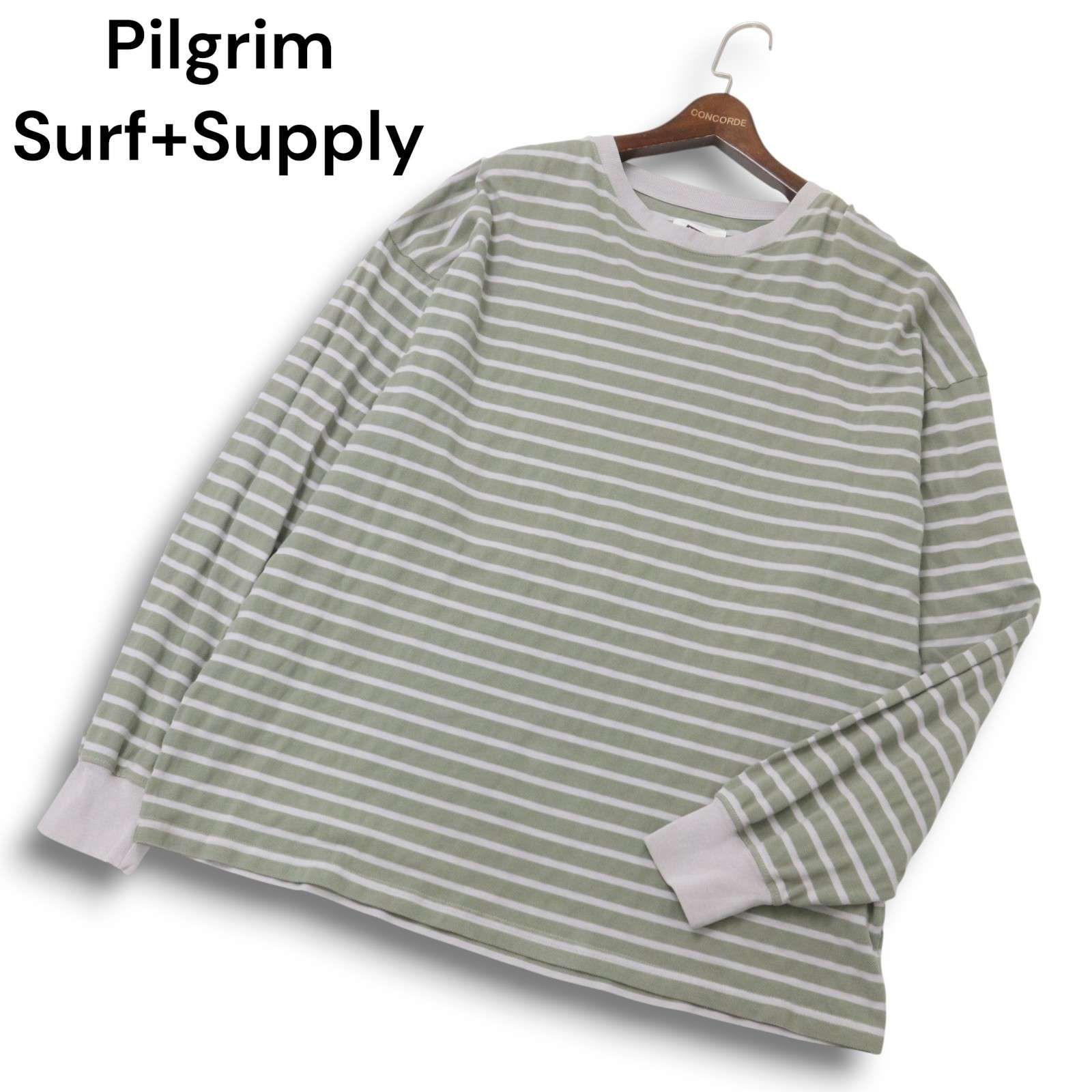 Pilgrim Surf+Supply ボーダー ロンT