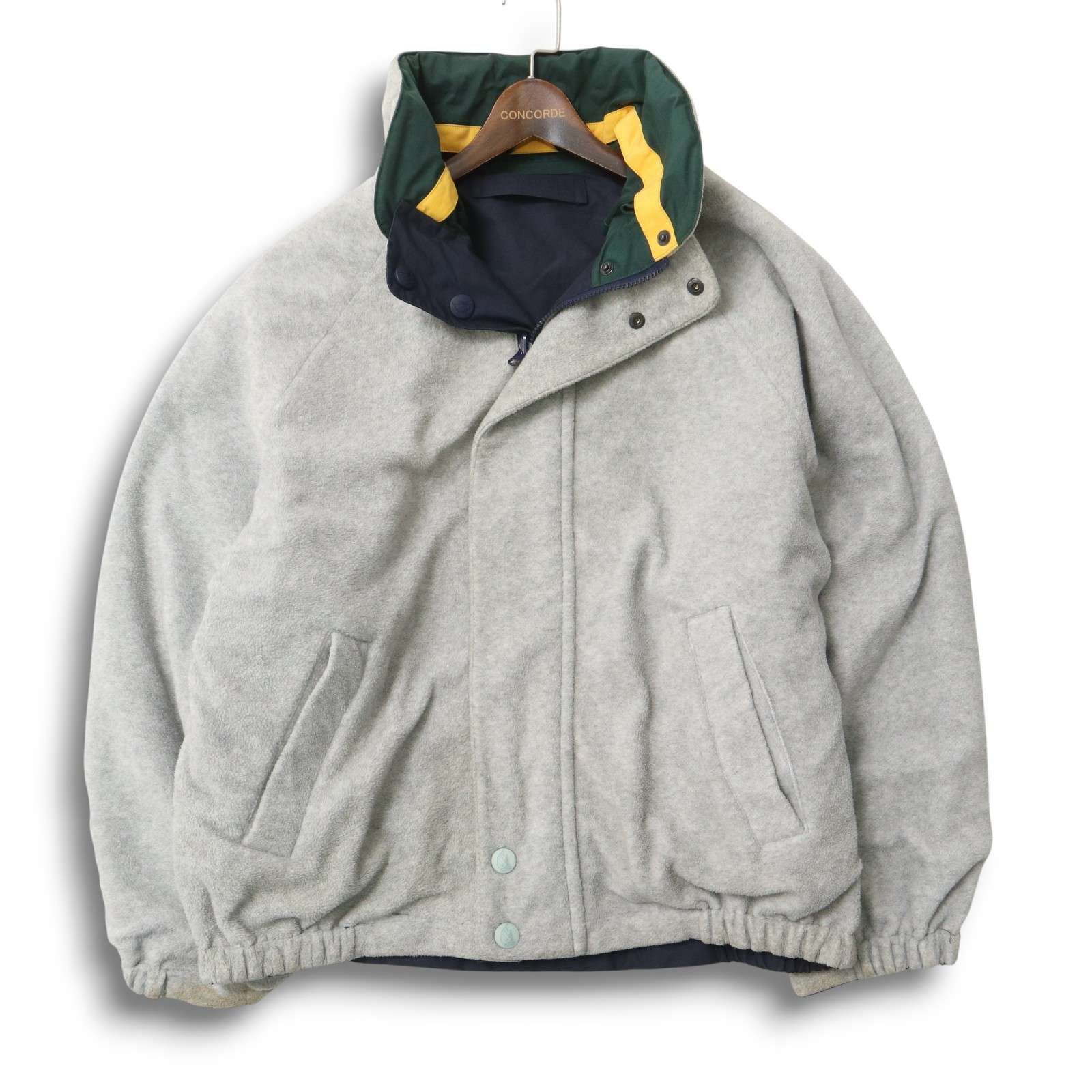 90s☆ NAUTICA ノーティカ 秋冬 ロゴ☆ リバーシブル フリース