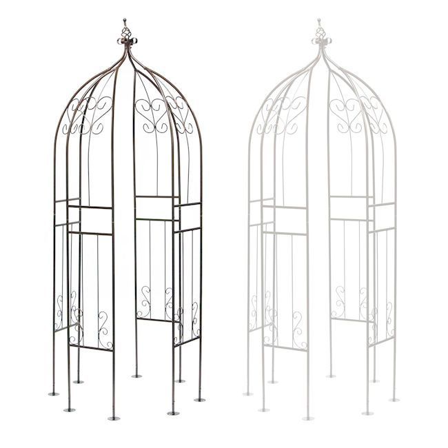 アイアンハーフアーチオベリスクキット ガーデン アイアンアーチ 玄関