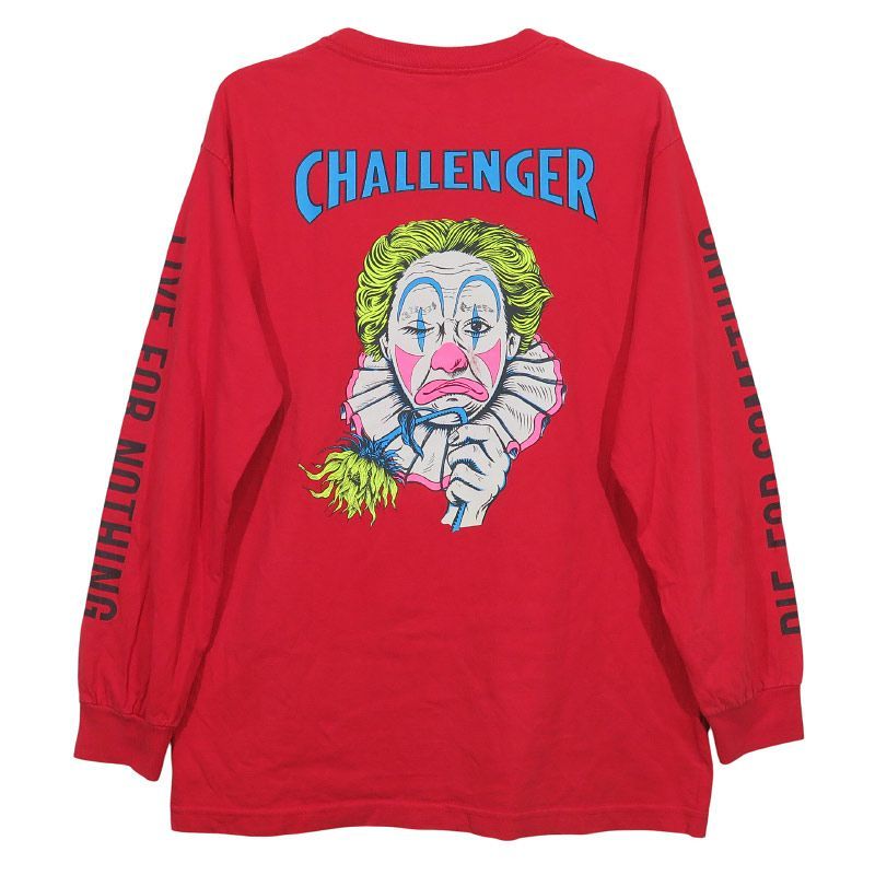 CHALLENGER チャレンジャー L/S WASHED CLOWN TEE クルーネック ロング