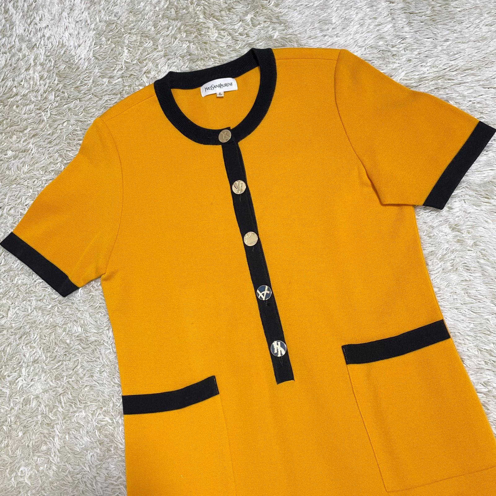 【イヴ・サンローラン】　ヴィンテージワンピース 楽天市場】[USED/中古]YVES SAINT LAURENT イヴ・サンローラン