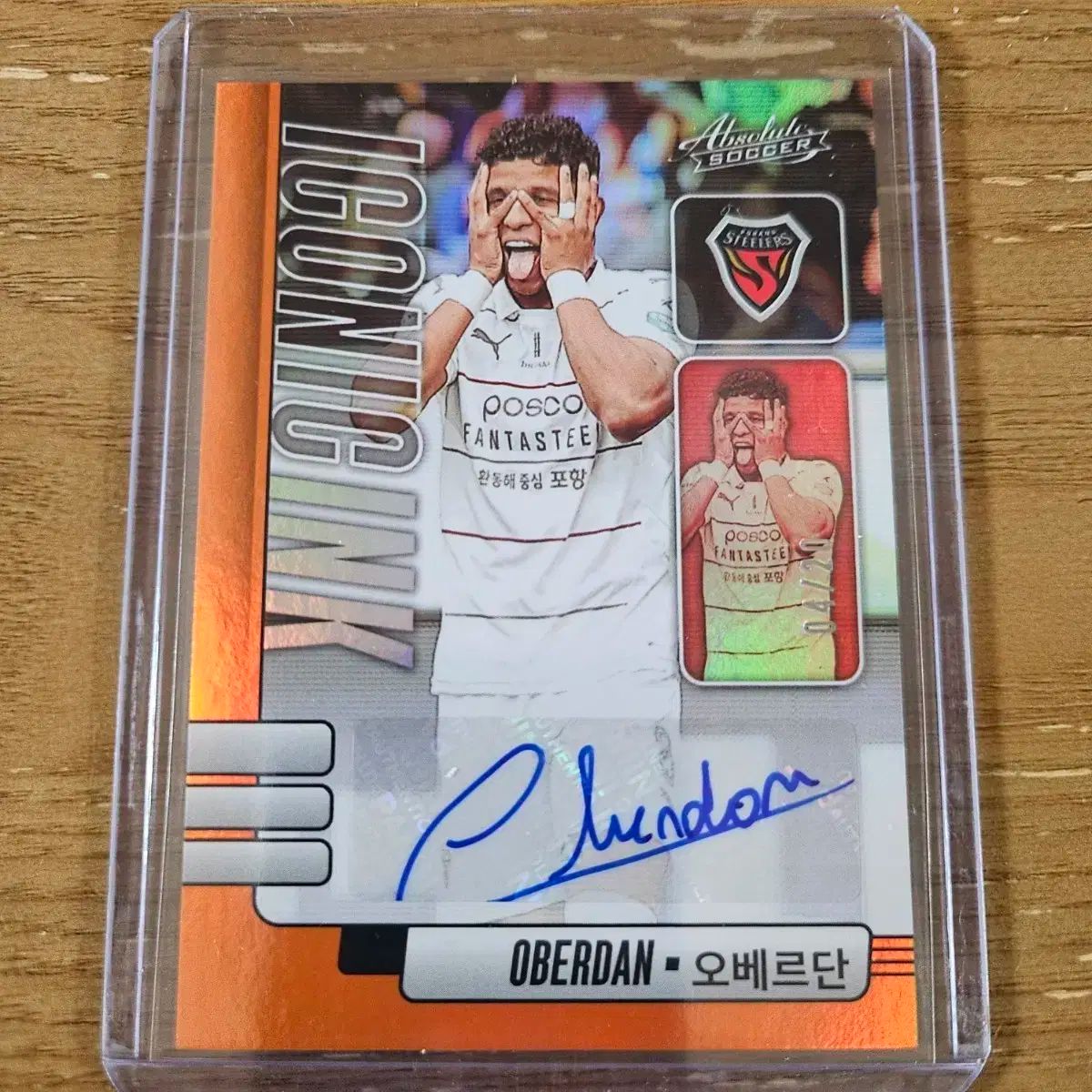 2025 Panini パニーニ アブソリュート Kリーグ オベルダン オート 20 Pohang