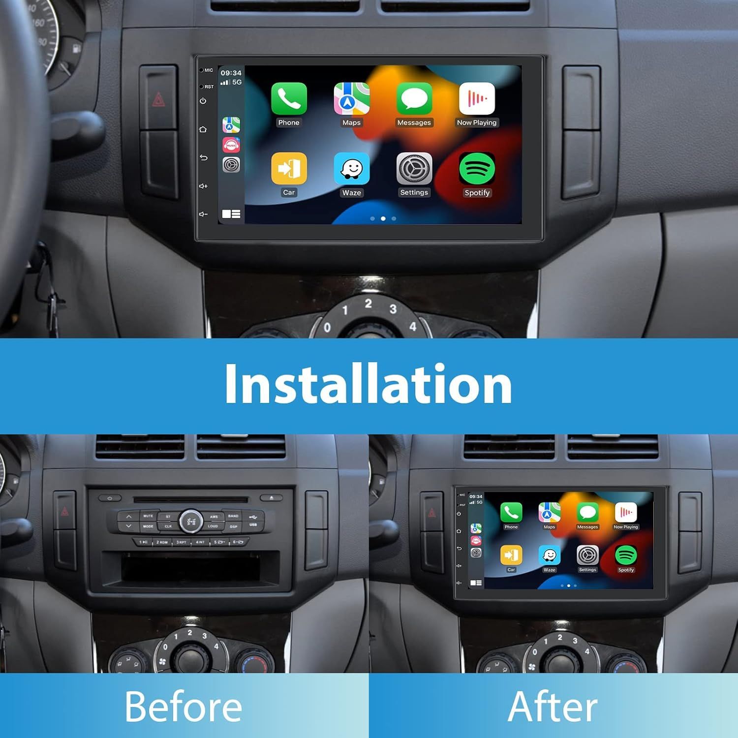 カーステレオ ダブルDIN