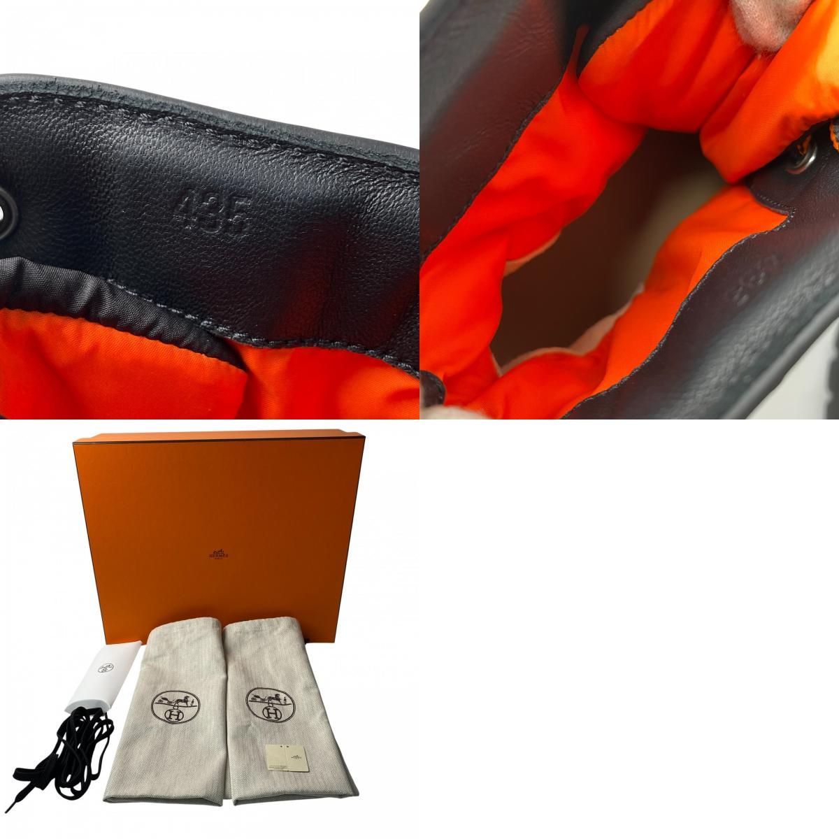 未使用 エルメス HERMES メンズ フレッシュ ショートブーツ