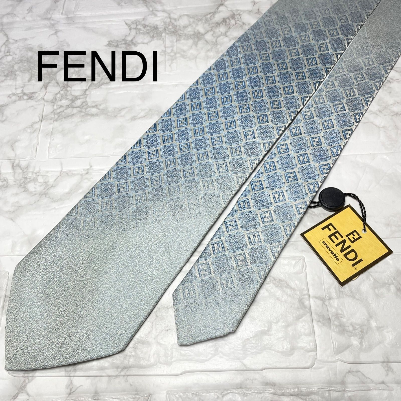 FENDI フェンディ ネクタイ ズッカ グラデーション スーツ シャツ