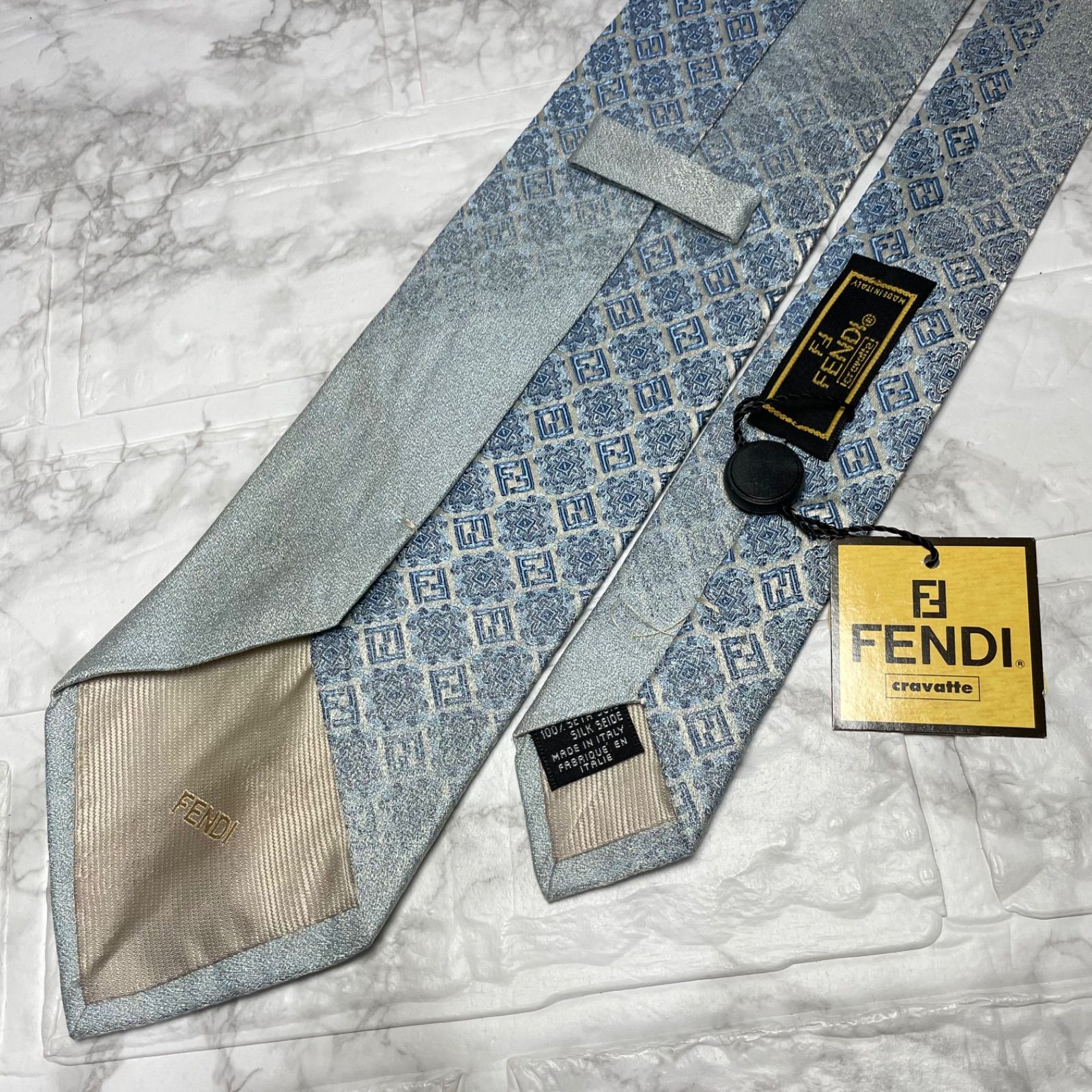  FENDI フェンディ ネクタイ ズッカ グラデーション スーツ シャツ ネクタイ 小物
