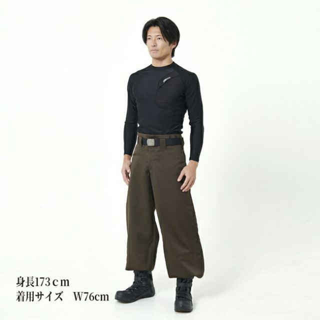 種類50：72 トビ茶/85 寅壱 細身超超ロング八分 3920-448 | 寅壱 作業