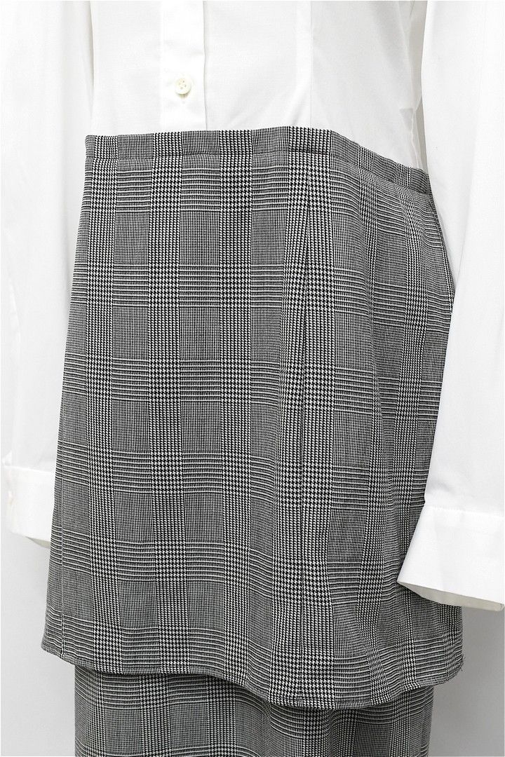 W176/美品 24AW ENFOLD グレンチェックレイヤードワンピース 38 - メルカリ