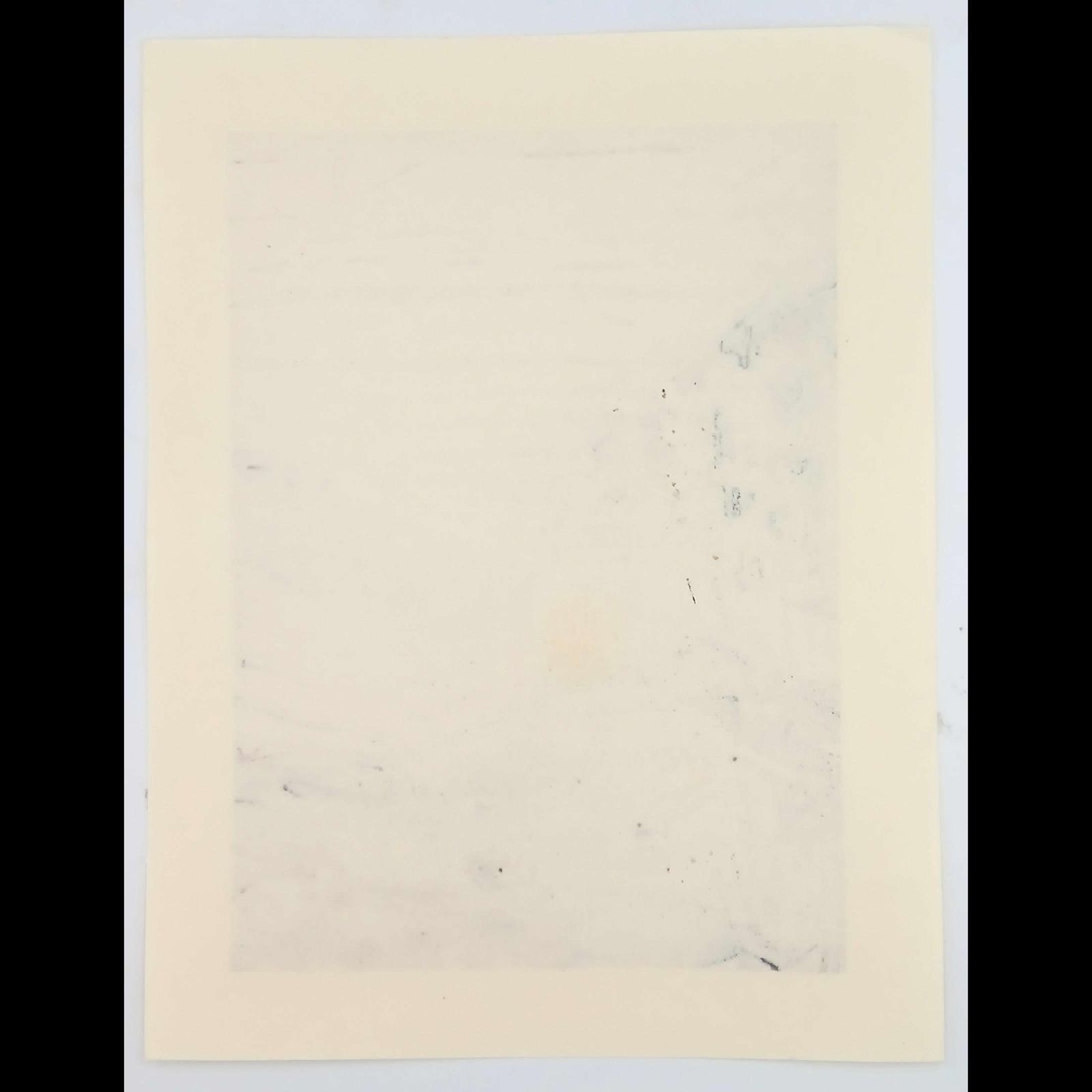 真作]創作版画 西嶋勝之先生木版画「月映え」サインあり 無限定 ☆送料