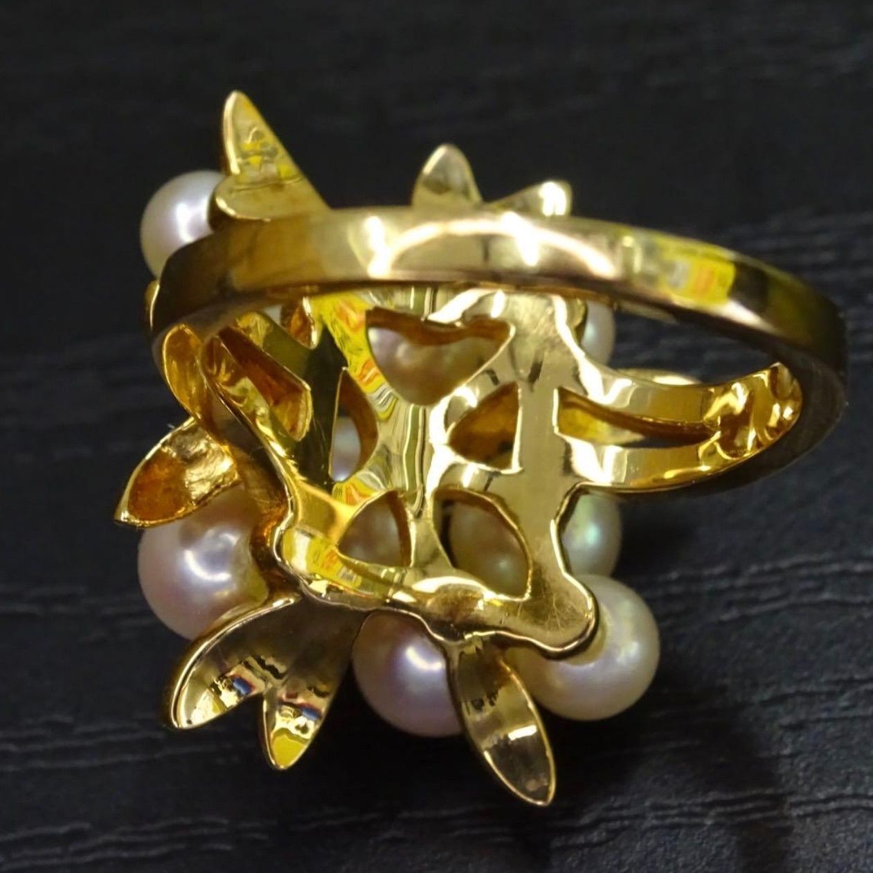 TASAKI 田崎 タサキ 18金 K18 ゴールド GOLD 750 天然あこやパール9石 