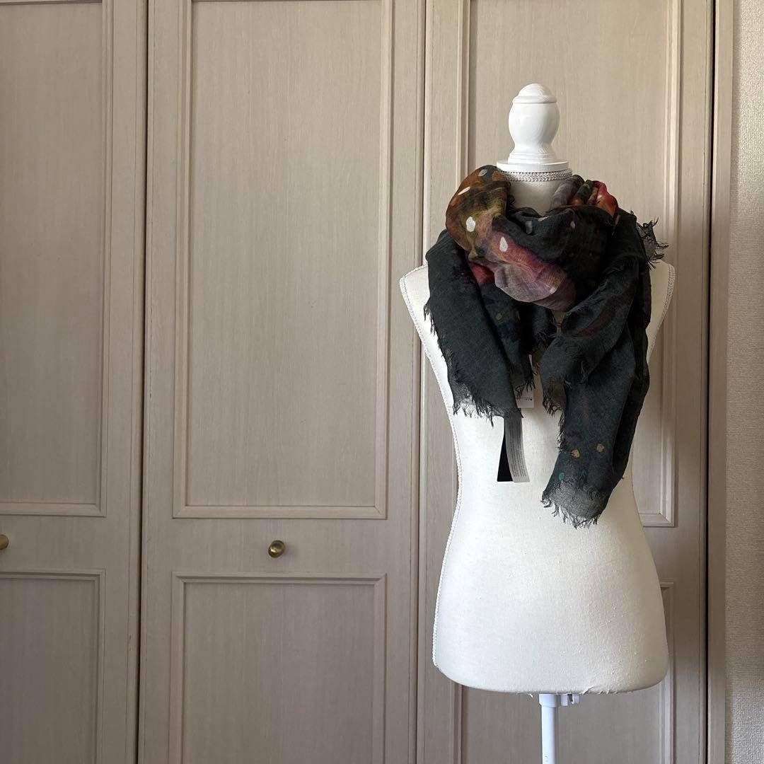 20251021 バーバリー スカーフ 鍵 ネイビー 未使用 タグ付き