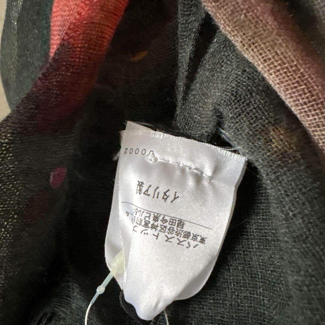 マイケルコース SILK100% 大判スカーフ ボタニカル柄 匿名配送 即日発送