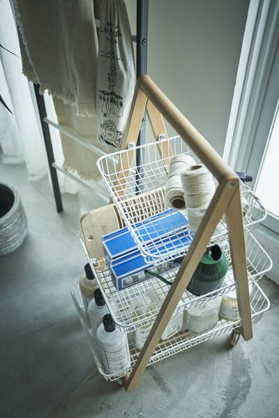 バスケットワゴン