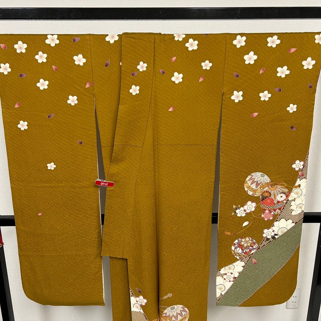 平和屋着物○ブライダルファッションデザイナー・桂由美 振袖 花車文