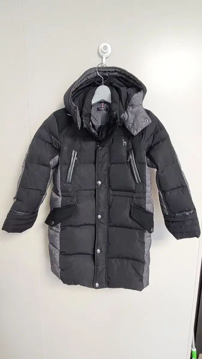 HAZZYS キッズ グースダウン ロング丈 ダウンジャケット 145