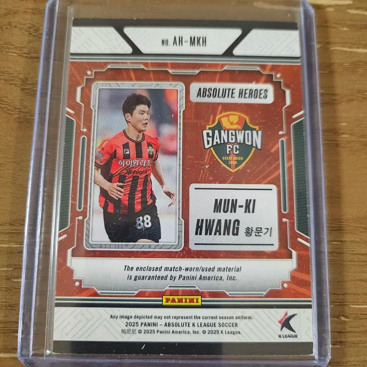 0 Panini Absolute K League Soccer Hobby Box 製品情報 PANINI ABSOLUTE K-LEAGUE Checklist | SOCCER Takybox