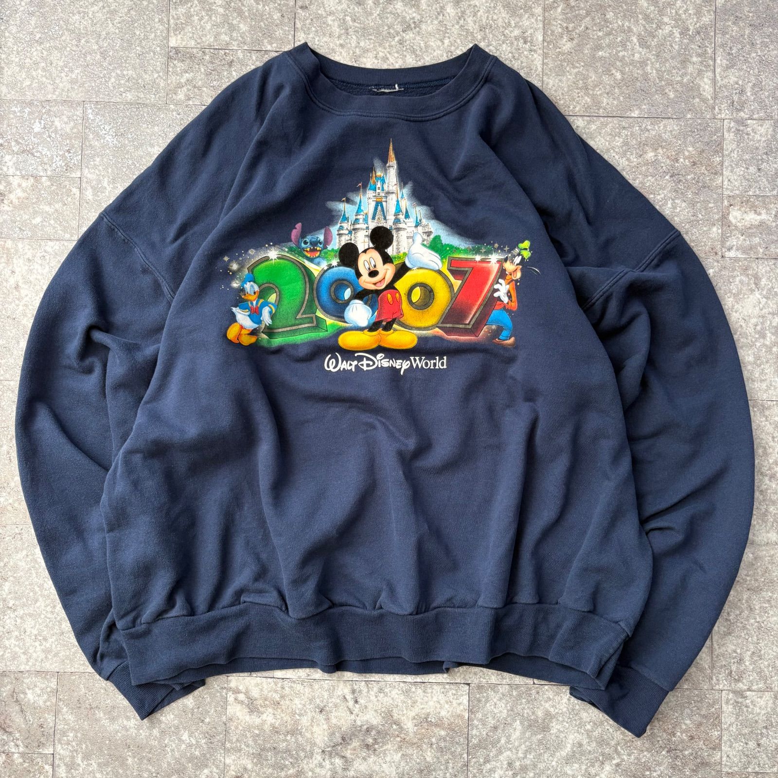 スウェット 古着 2007 Disney ウォルト・ディズニー・ワールド