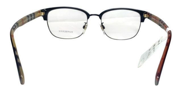 未使用 バーバリー 眼鏡 メガネフレーム BE2351 ブラック 黒 チェック