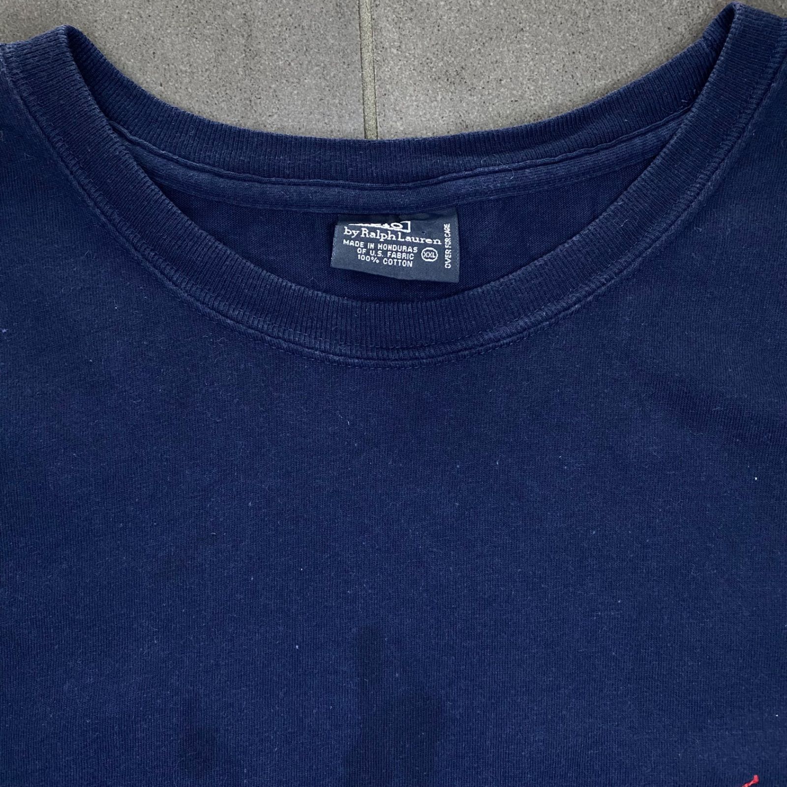 POLO ポロ ラルフローレンレッドポニー刺繍 クルーネック ネイビー