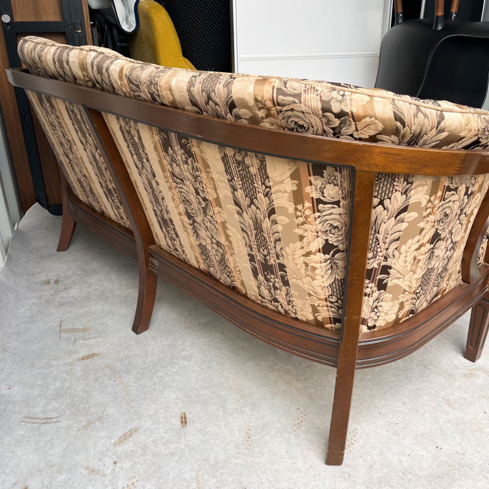 取付無料！マルニ木工地中海ロイヤル シャルル 天然木花柄2P