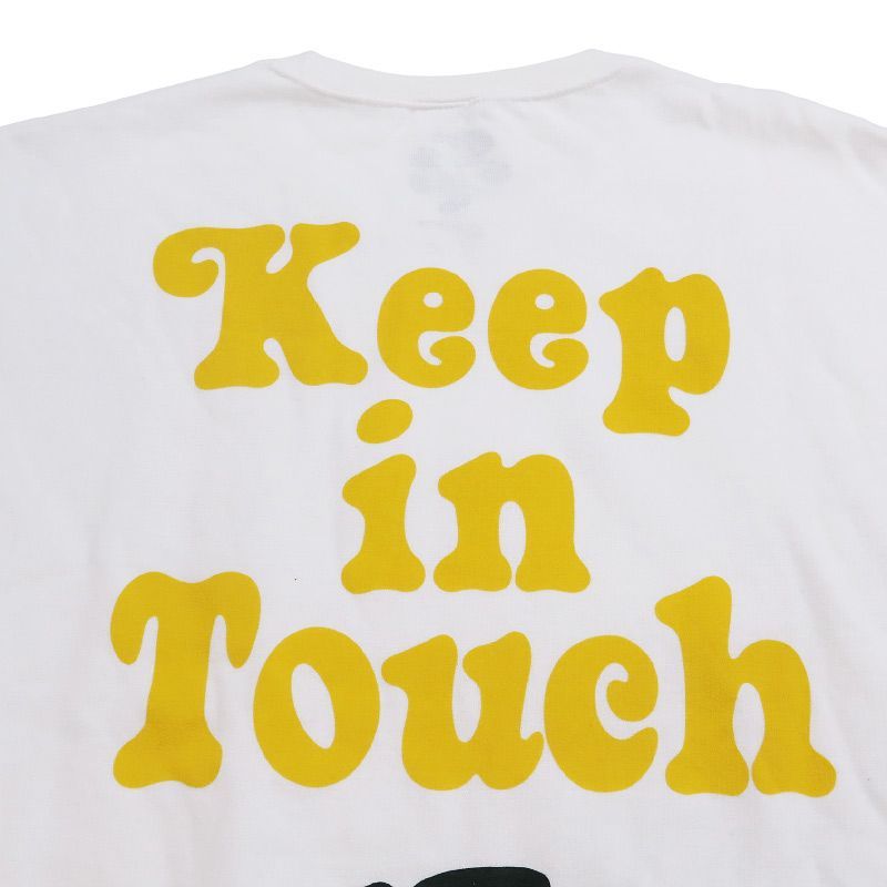 VERDY ヴェルディ x Kit Gallery キット ギャラリー KEEP IN TOUCH SWEAT CREW スウェット クルーネック トップストレーナー ホワイト サイズXL novz ジャケット トレーナー スウェット 