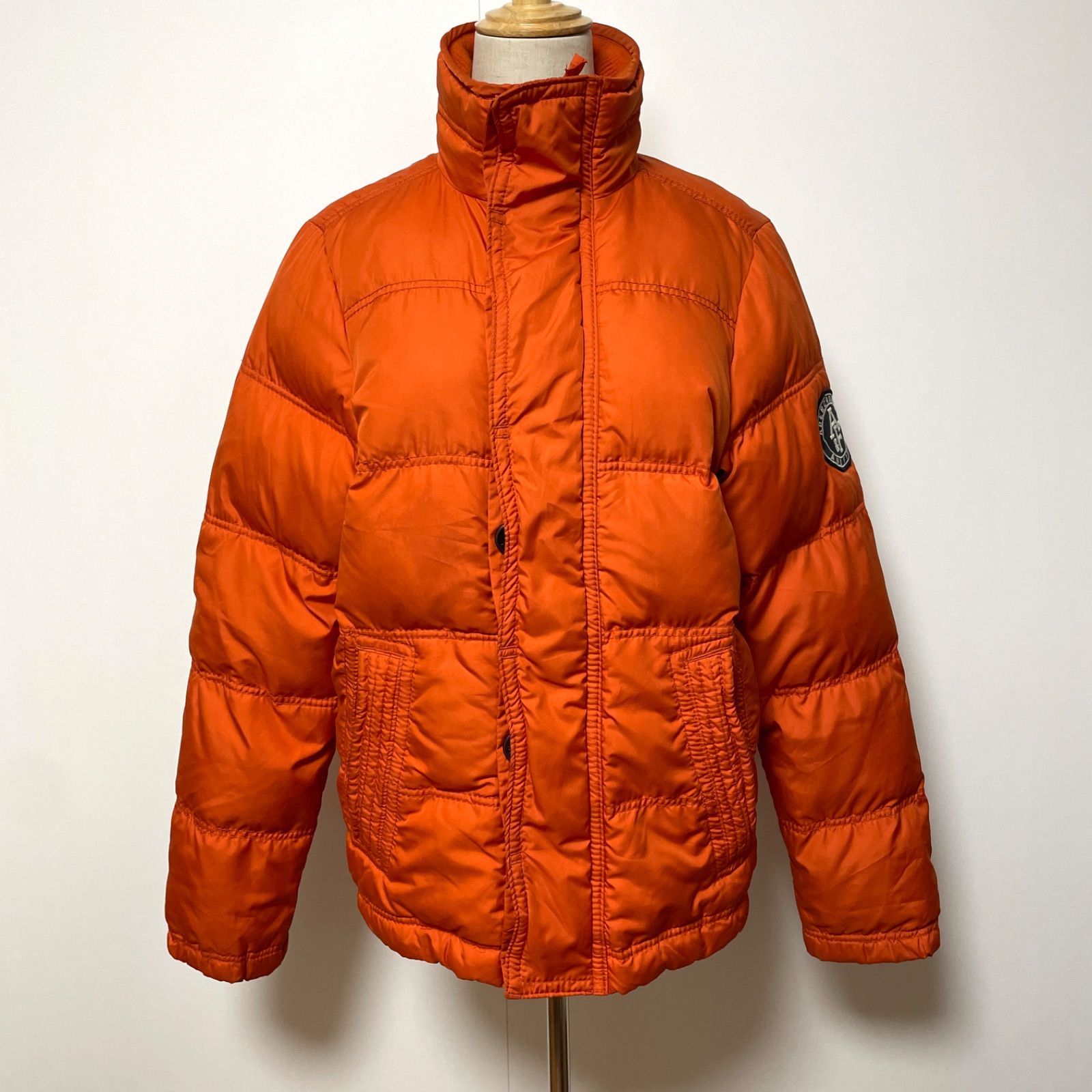 アバクロ ダウンジャケット Abercrombie & Fitch アバクロ オレンジ 