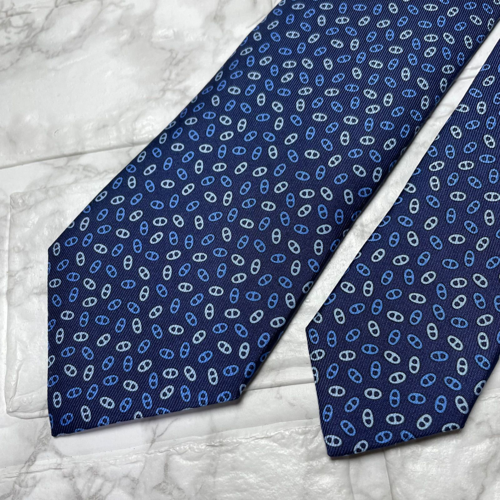  HERMES エルメス シェーヌダンクル デザイン スーツ シャツ カフス タイピン ジャケット ビジネスバッグ ネクタイ 小物