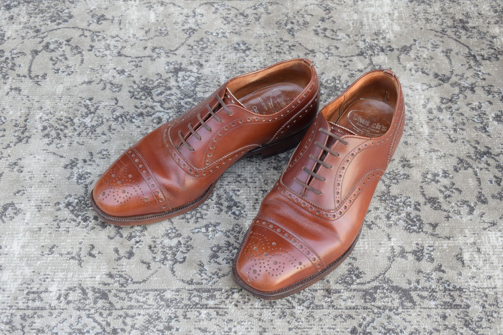 3都市】Church's チャーチ Diplomat ディプロマット ウィング 内羽根