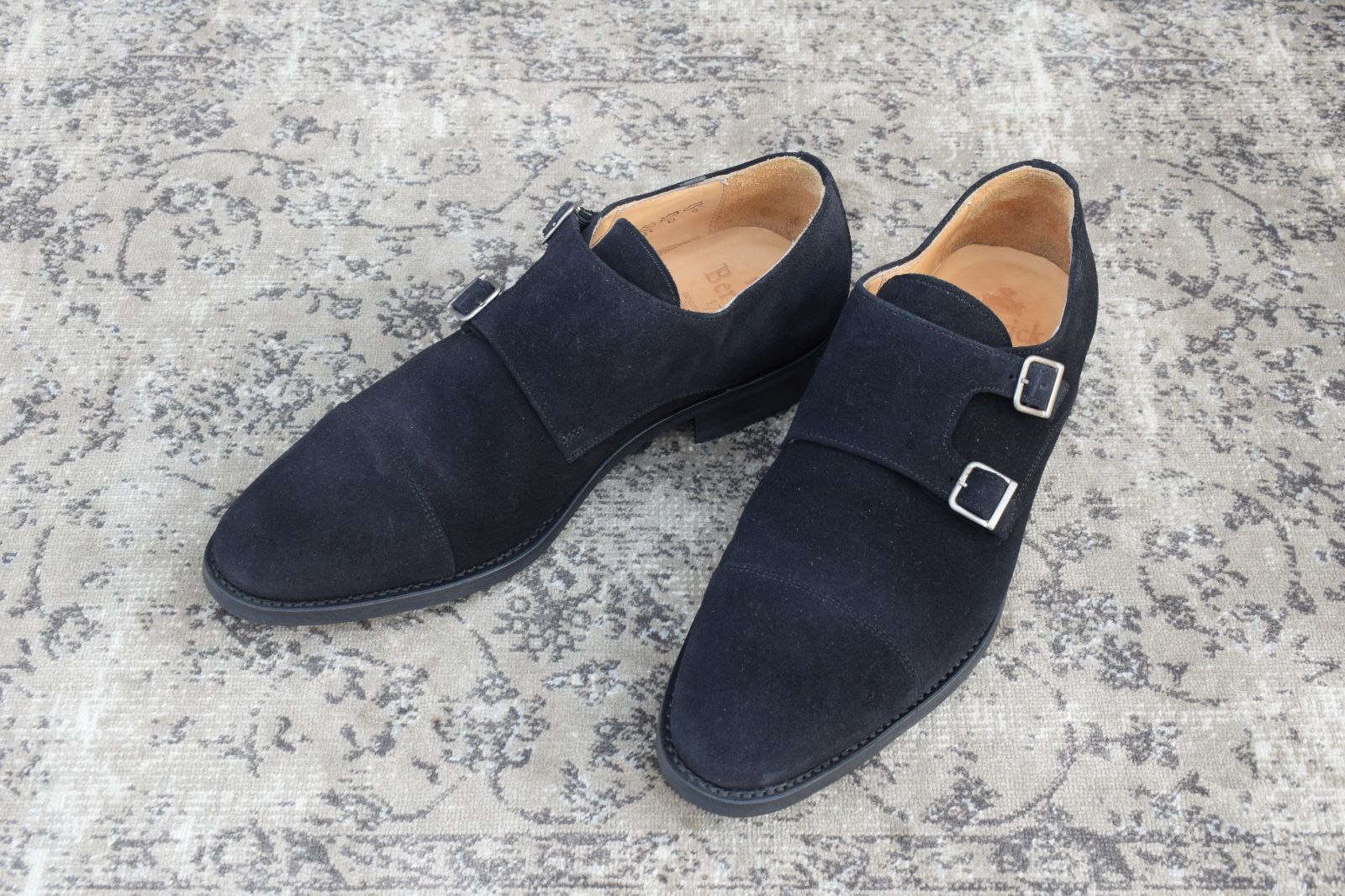 美品】Berwick バーウィック 1168 Double Monk Strap ダブルモンク