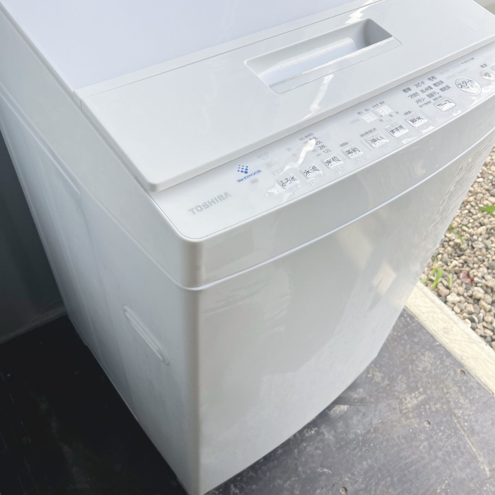 56取付無料！完動品！パナソニック高性能シンプルホワイトインテリア7kg洗濯機！ 56取付無料！完動品！パナソニック高性能シンプルホワイトインテリア